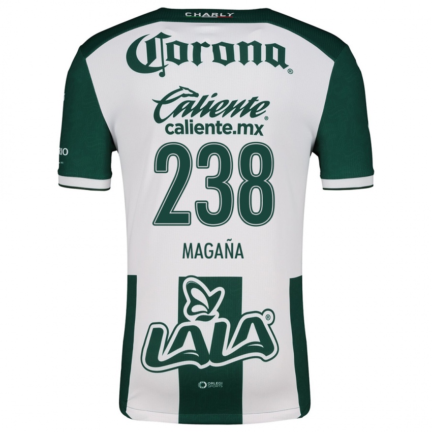 Kinderen Emilio Magaña #238 Groen Wit Thuisshirt Thuistenue 2024/25 T-Shirt