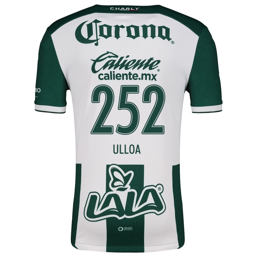 Kinderen José Ulloa #252 Groen Wit Thuisshirt Thuistenue 2024/25 T-Shirt