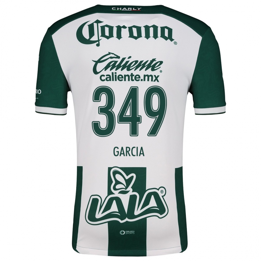 Kinderen Diego García #349 Groen Wit Thuisshirt Thuistenue 2024/25 T-Shirt