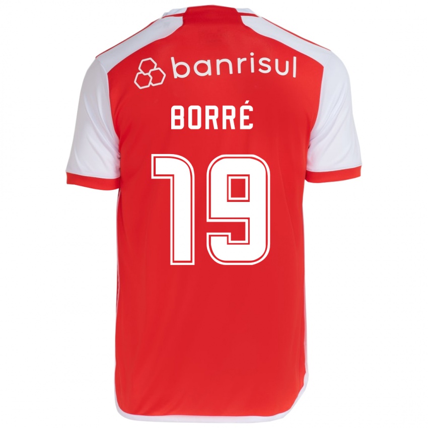 Kinderen Rafael Borré #19 Rood Wit Thuisshirt Thuistenue 2024/25 T-Shirt