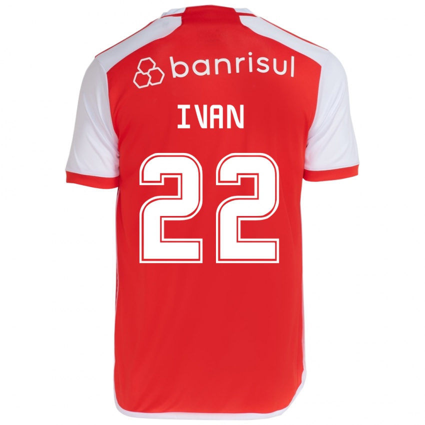 Kinderen Ivan #22 Rood Wit Thuisshirt Thuistenue 2024/25 T-Shirt