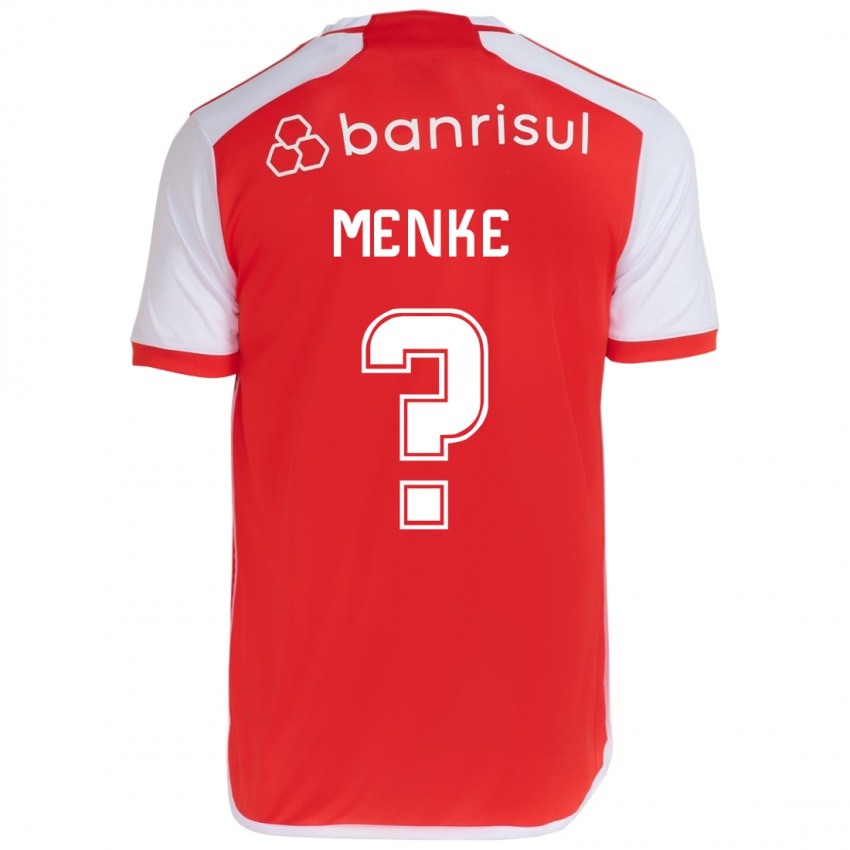 Kinderen Henrique Menke #0 Rood Wit Thuisshirt Thuistenue 2024/25 T-Shirt