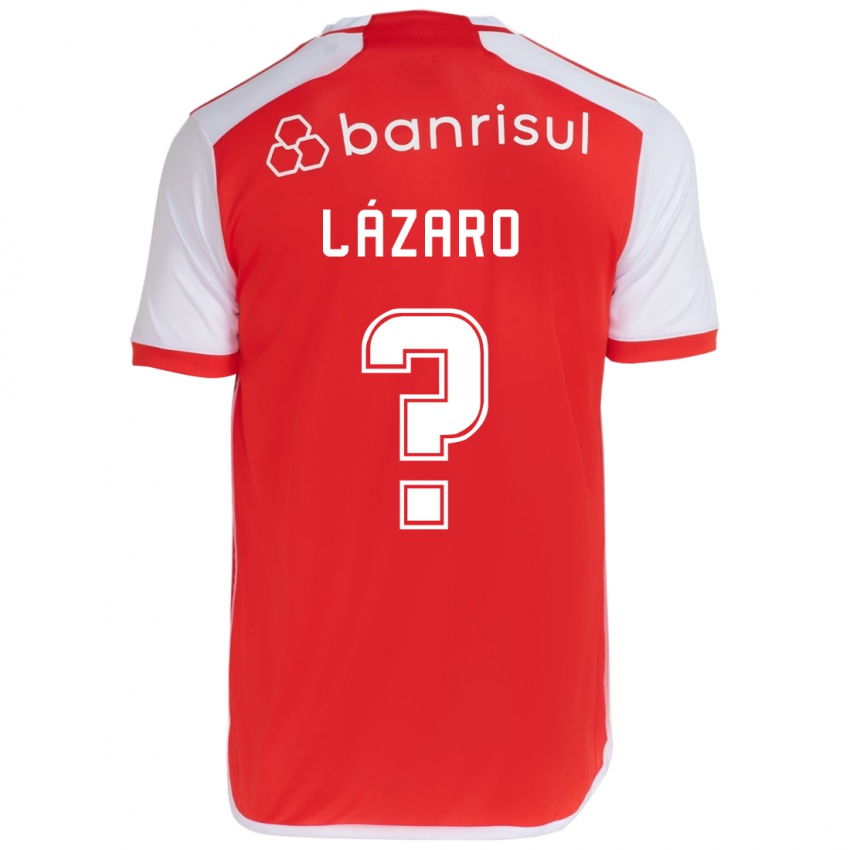 Kinderen Lázaro #0 Rood Wit Thuisshirt Thuistenue 2024/25 T-Shirt