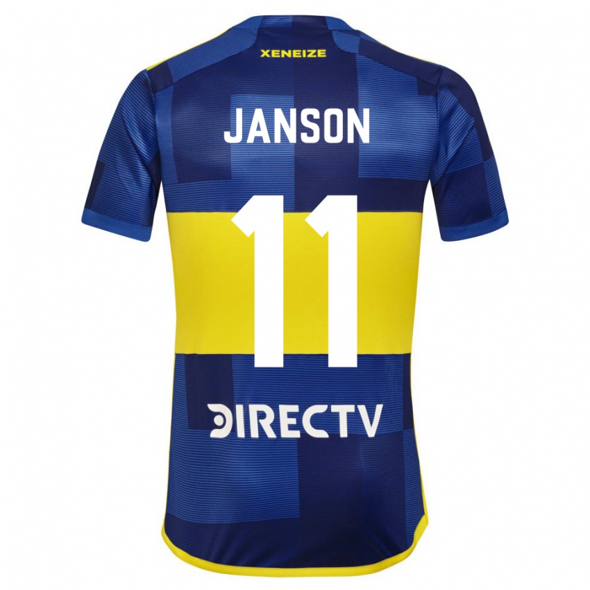 Kinderen Lucas Janson #11 Blauw Geel Thuisshirt Thuistenue 2024/25 T-Shirt