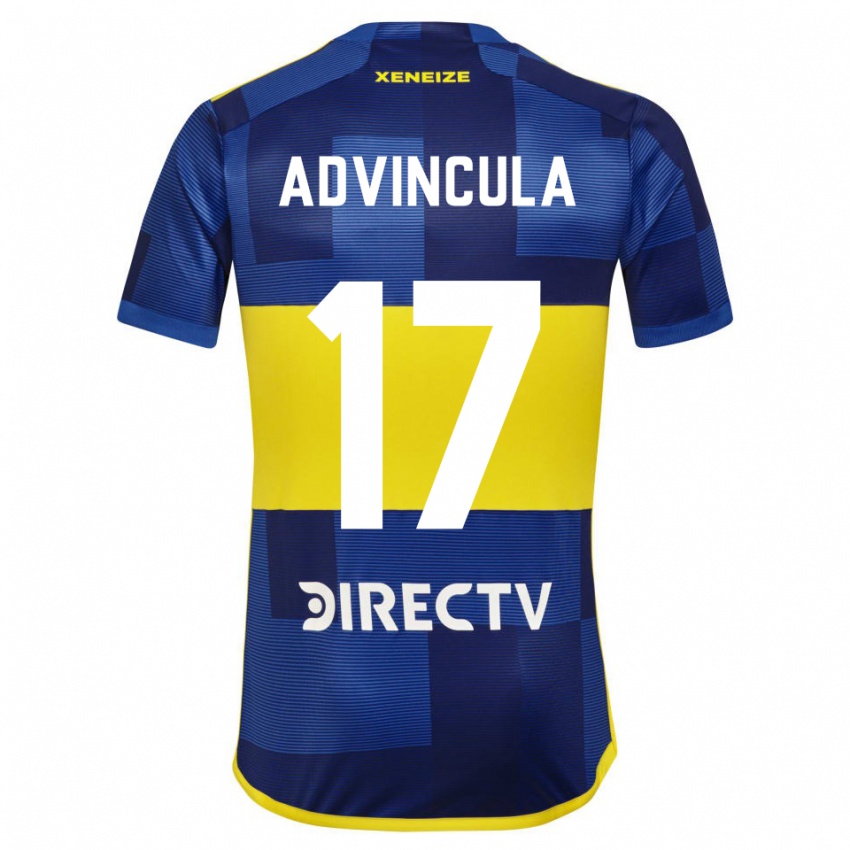 Kinderen Luis Advincula #17 Blauw Geel Thuisshirt Thuistenue 2024/25 T-Shirt