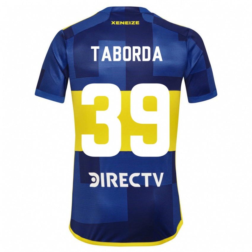 Kinderen Vicente Taborda #39 Blauw Geel Thuisshirt Thuistenue 2024/25 T-Shirt