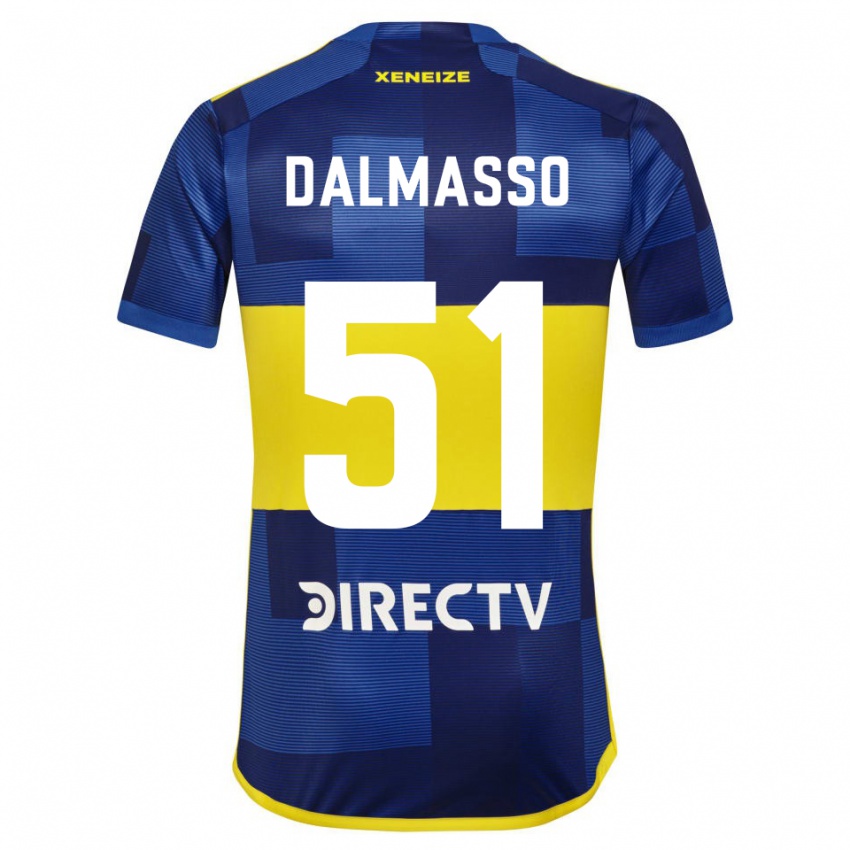 Kinderen Santiago Dalmasso #51 Blauw Geel Thuisshirt Thuistenue 2024/25 T-Shirt