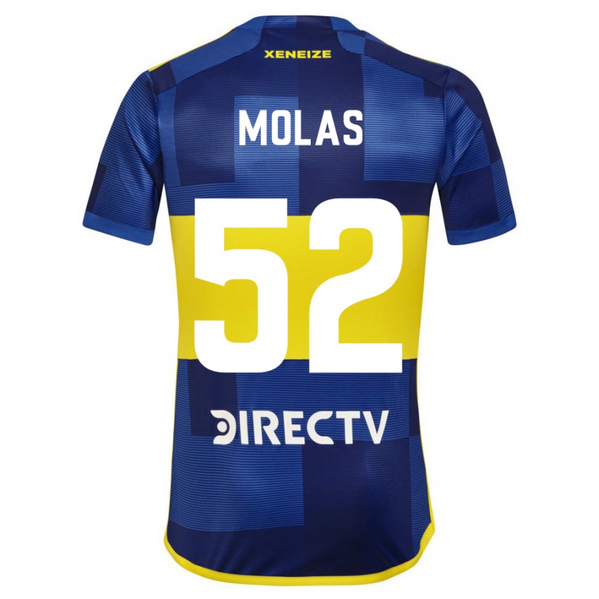 Kinderen Walter Molas #52 Blauw Geel Thuisshirt Thuistenue 2024/25 T-Shirt