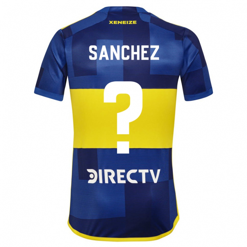 Kinderen Mateo Sanchez #0 Blauw Geel Thuisshirt Thuistenue 2024/25 T-Shirt