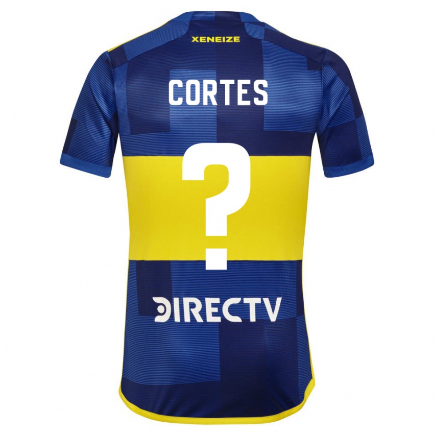 Kinderen Brandon Cortes #0 Blauw Geel Thuisshirt Thuistenue 2024/25 T-Shirt