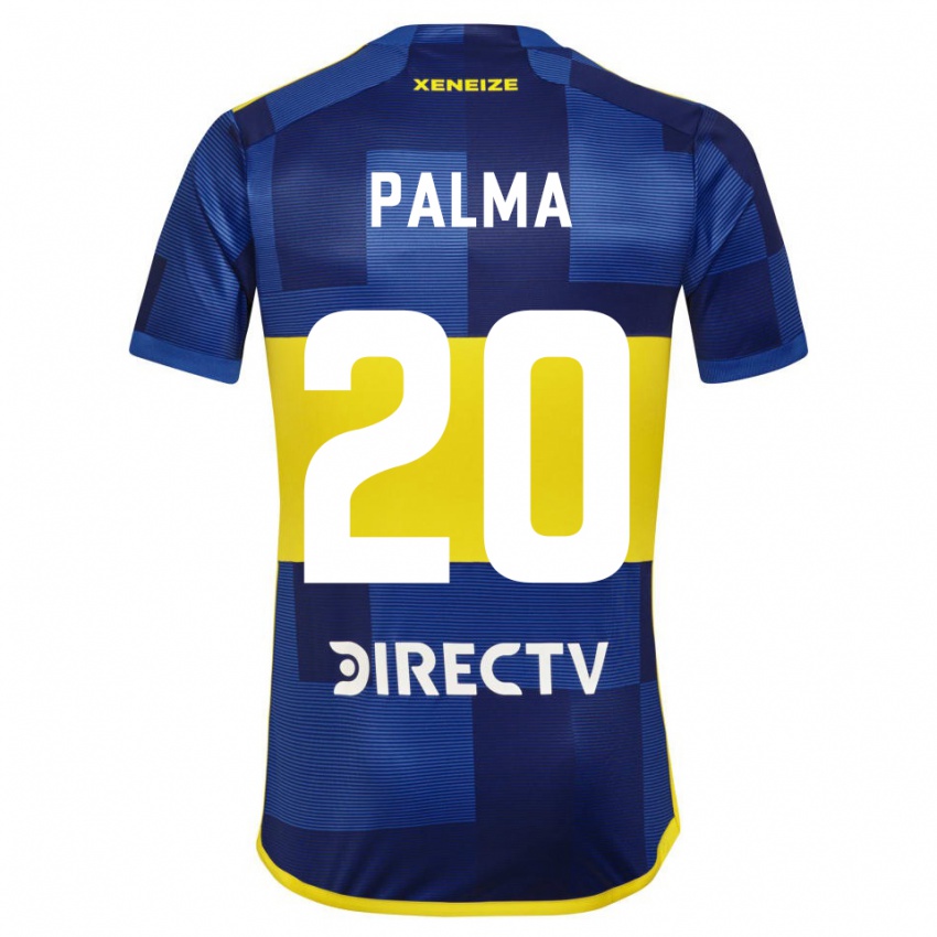 Kinderen Lucas Palma #20 Blauw Geel Thuisshirt Thuistenue 2024/25 T-Shirt