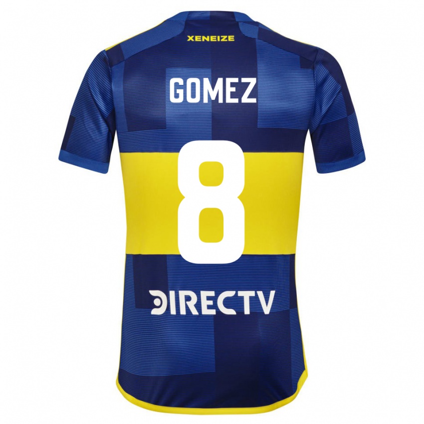 Kinderen Camila Gomez Ares #8 Blauw Geel Thuisshirt Thuistenue 2024/25 T-Shirt