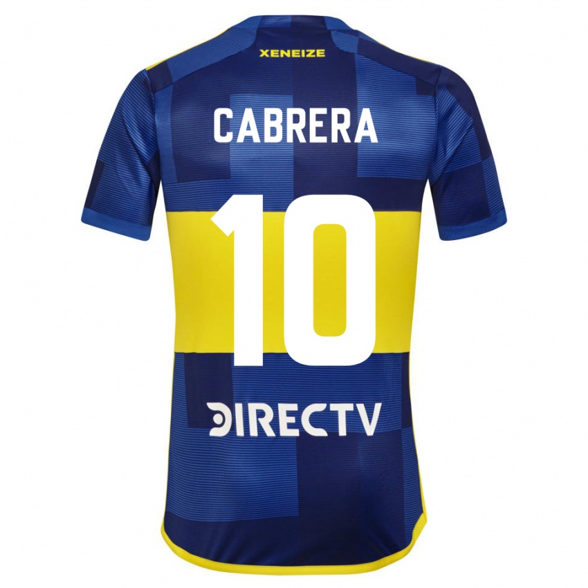 Kinderen Micaela Cabrera #10 Blauw Geel Thuisshirt Thuistenue 2024/25 T-Shirt