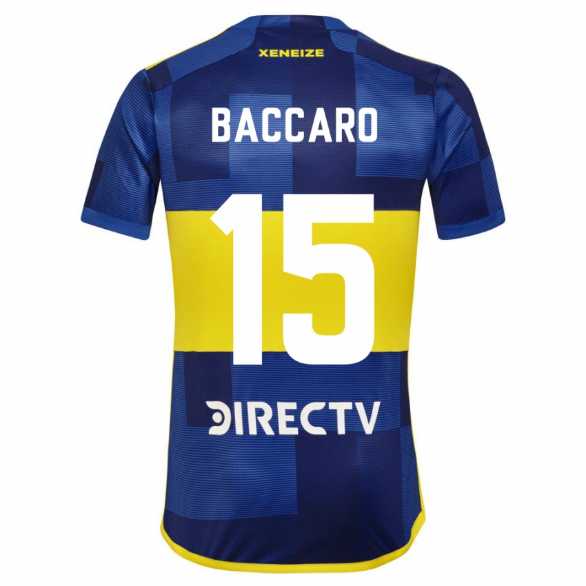 Kinderen Camila Baccaro #15 Blauw Geel Thuisshirt Thuistenue 2024/25 T-Shirt