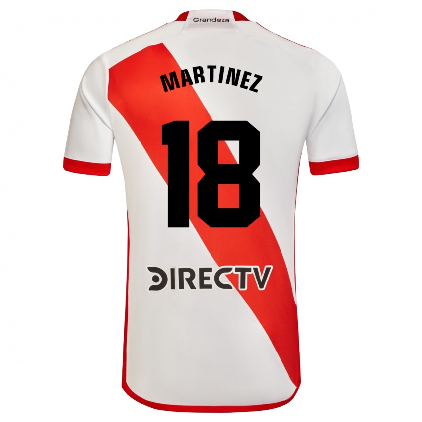 Kinderen Pity Martínez #18 Wit Rood Thuisshirt Thuistenue 2024/25 T-Shirt