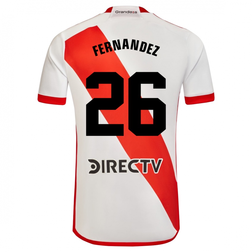 Kinderen Nacho Fernández #26 Wit Rood Thuisshirt Thuistenue 2024/25 T-Shirt