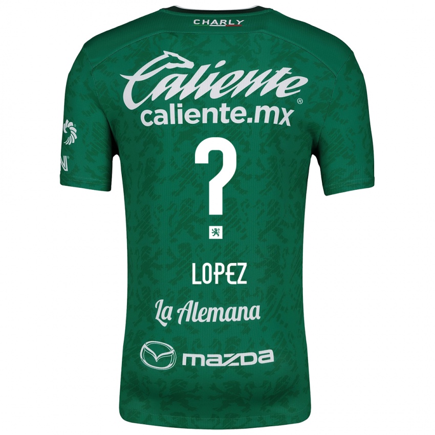 Kinderen Nicolas Lopez #0 Groen Wit Thuisshirt Thuistenue 2024/25 T-Shirt