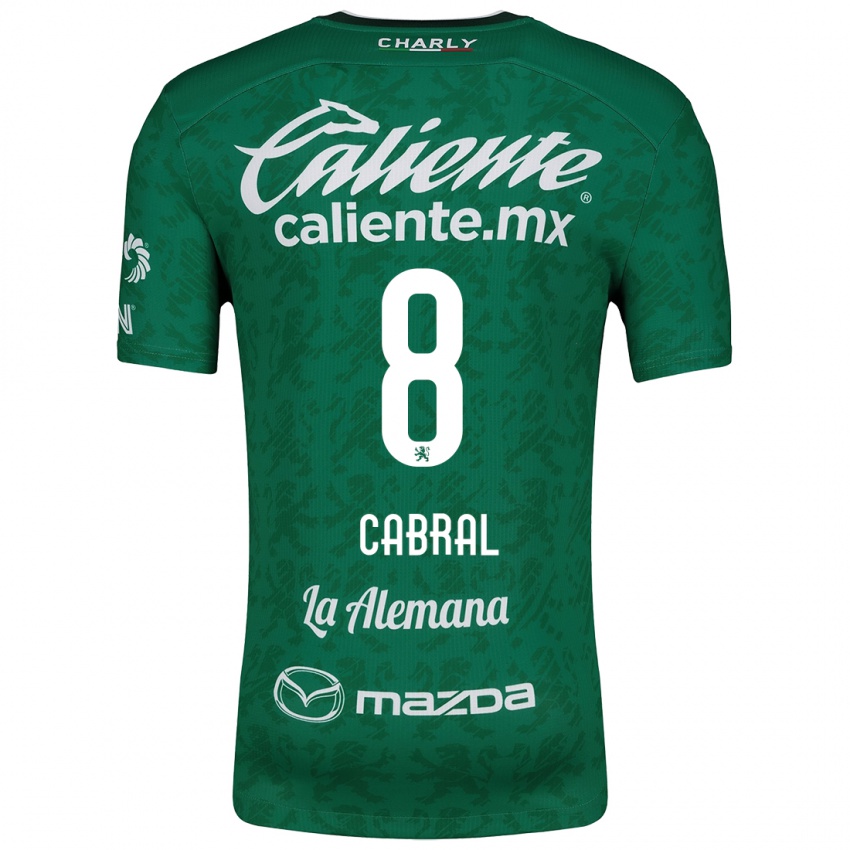 Kinderen Luciano Cabral #8 Groen Wit Thuisshirt Thuistenue 2024/25 T-Shirt