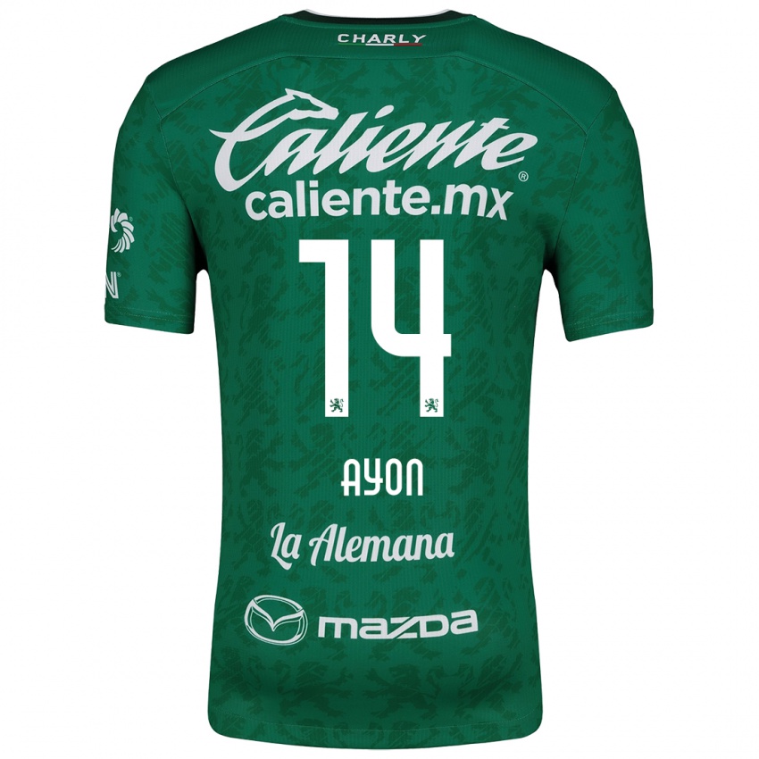 Kinderen Ettson Ayón #14 Groen Wit Thuisshirt Thuistenue 2024/25 T-Shirt