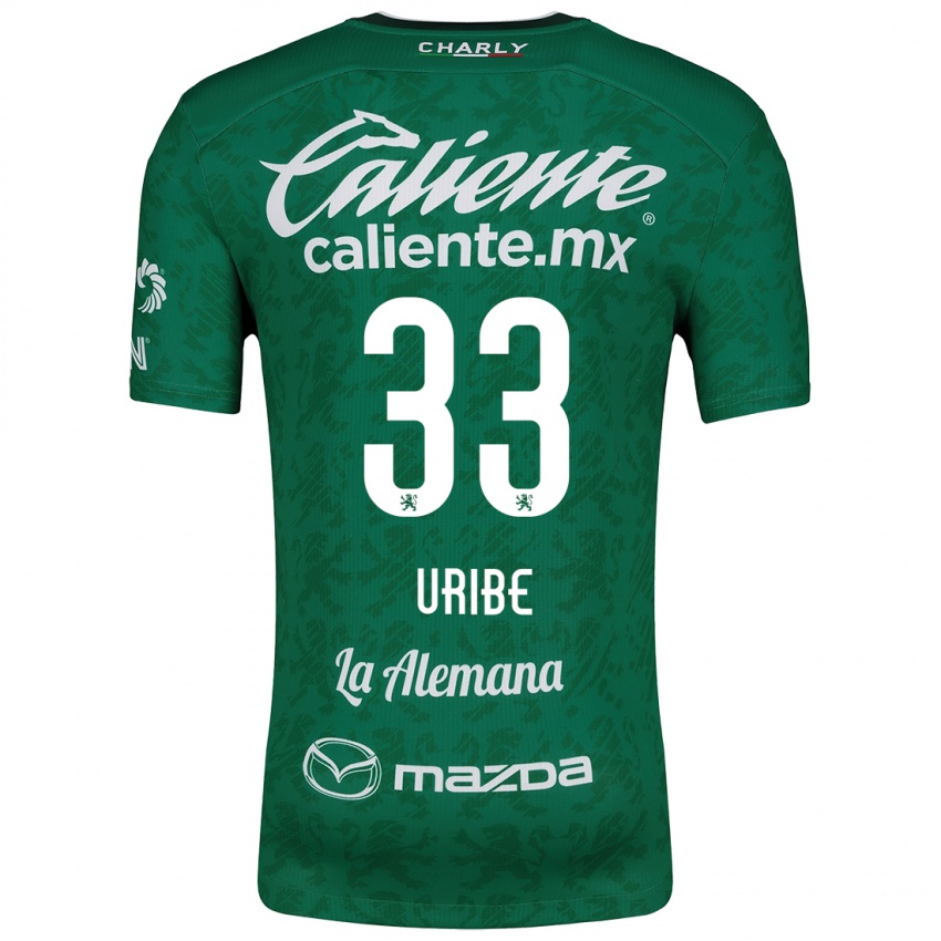 Kinderen Héctor Uribe #33 Groen Wit Thuisshirt Thuistenue 2024/25 T-Shirt