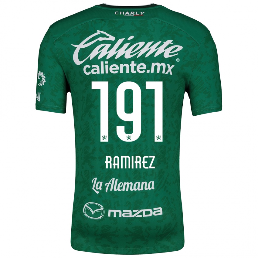 Kinderen Ian Ramírez #191 Groen Wit Thuisshirt Thuistenue 2024/25 T-Shirt