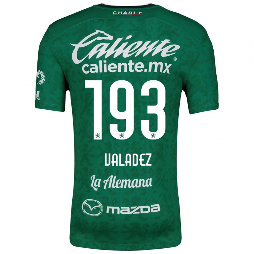 Kinderen Luis Valadez #193 Groen Wit Thuisshirt Thuistenue 2024/25 T-Shirt