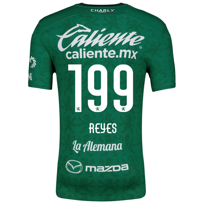 Kinderen Jonathan Reyes #199 Groen Wit Thuisshirt Thuistenue 2024/25 T-Shirt