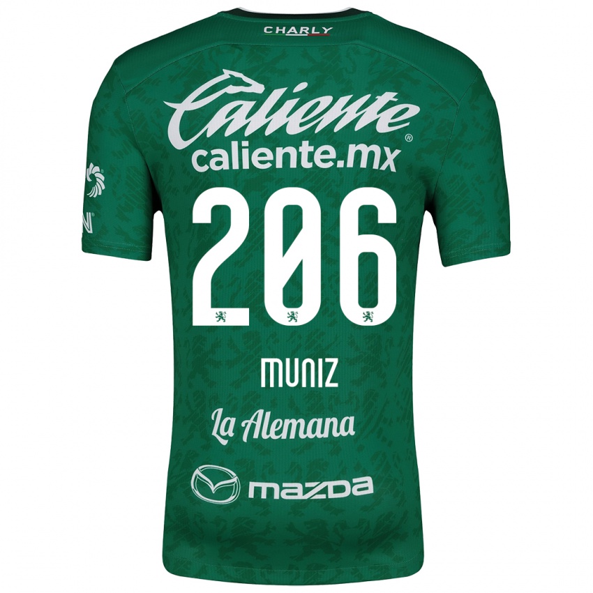 Kinderen Isaác Muñíz #206 Groen Wit Thuisshirt Thuistenue 2024/25 T-Shirt