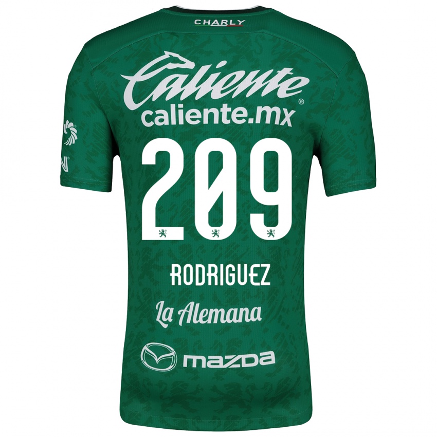 Kinderen Víctor Rodríguez #209 Groen Wit Thuisshirt Thuistenue 2024/25 T-Shirt