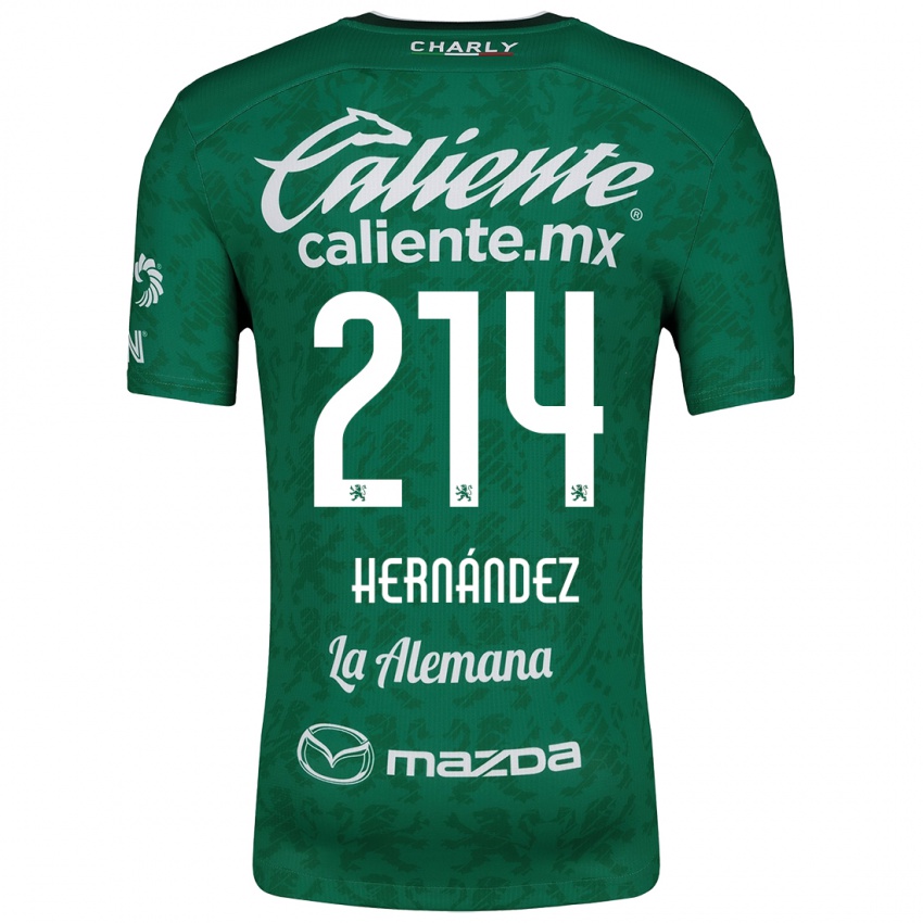 Kinderen Iván Hernández #214 Groen Wit Thuisshirt Thuistenue 2024/25 T-Shirt