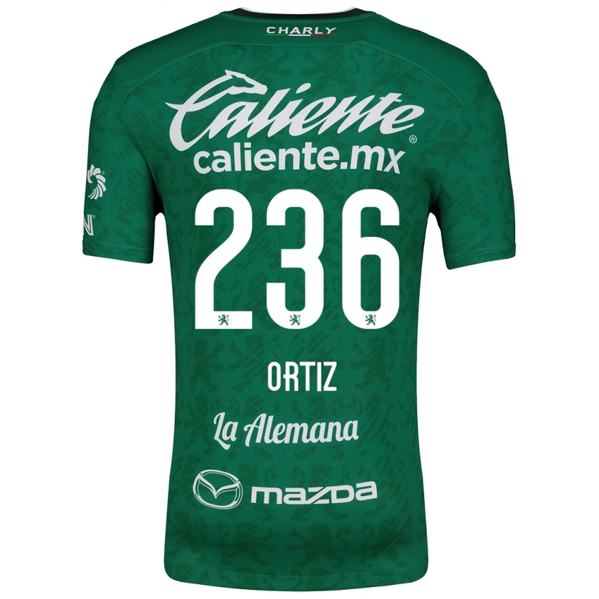 Kinderen Youssef Ortiz #236 Groen Wit Thuisshirt Thuistenue 2024/25 T-Shirt