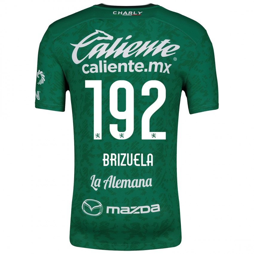 Kinderen Juan Brizuela #192 Groen Wit Thuisshirt Thuistenue 2024/25 T-Shirt