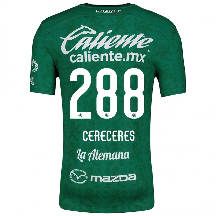 Kinderen Thomas Cereceres #288 Groen Wit Thuisshirt Thuistenue 2024/25 T-Shirt