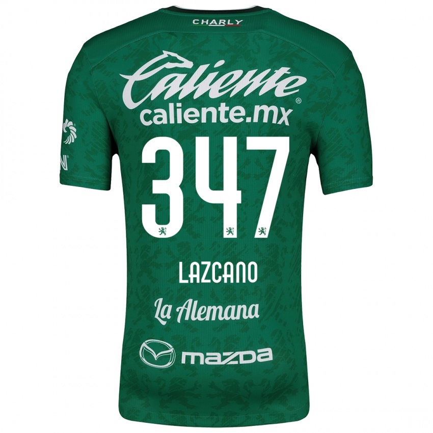 Kinderen Evan Lazcano #347 Groen Wit Thuisshirt Thuistenue 2024/25 T-Shirt