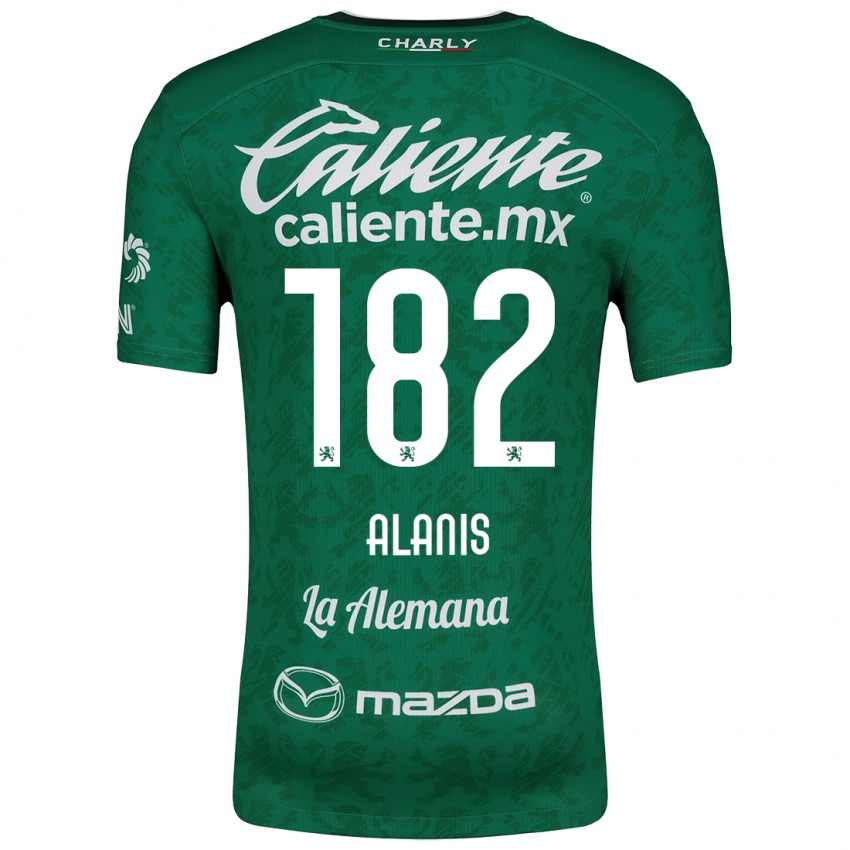 Kinderen Alejandro Alanís #182 Groen Wit Thuisshirt Thuistenue 2024/25 T-Shirt