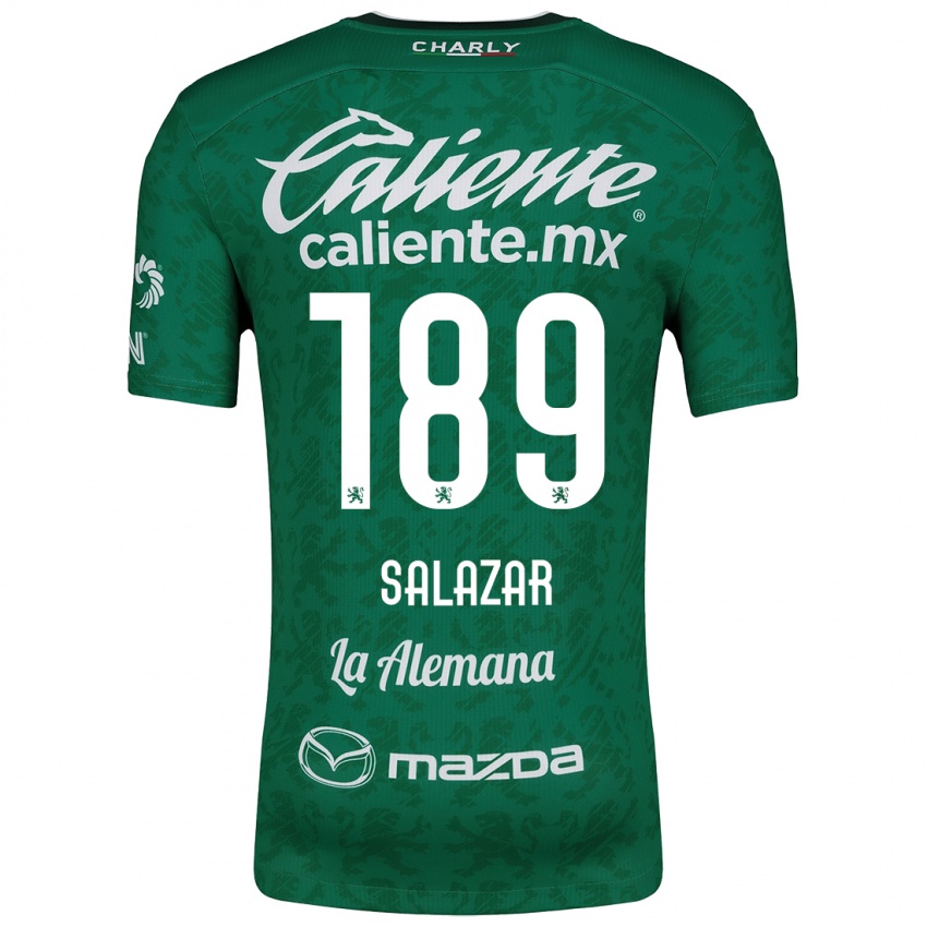 Kinderen José Salazar #189 Groen Wit Thuisshirt Thuistenue 2024/25 T-Shirt