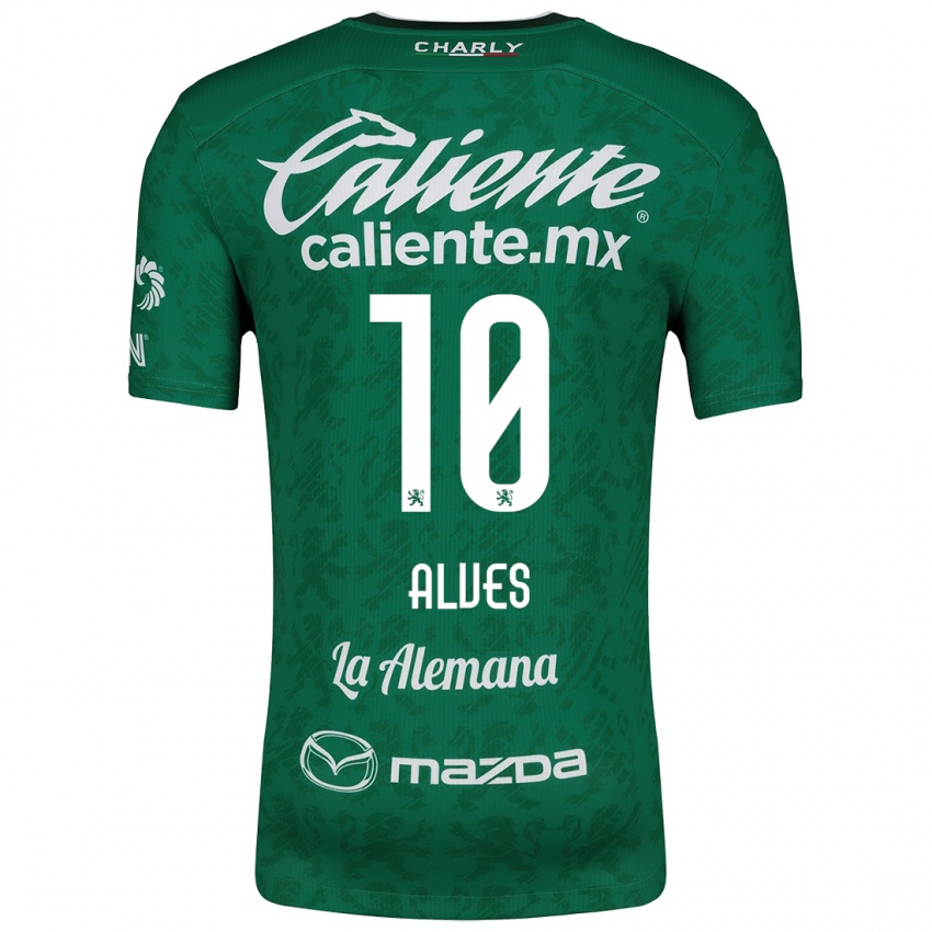 Kinderen Maria Alves #10 Groen Wit Thuisshirt Thuistenue 2024/25 T-Shirt