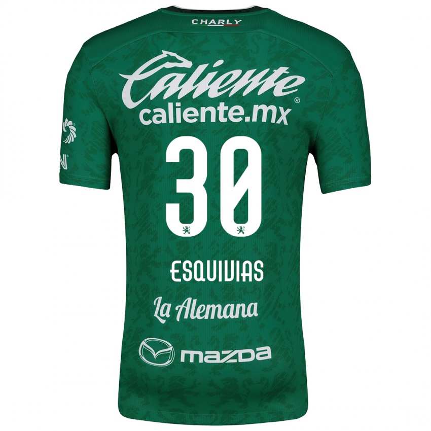 Kinderen Isabela Esquivias #30 Groen Wit Thuisshirt Thuistenue 2024/25 T-Shirt