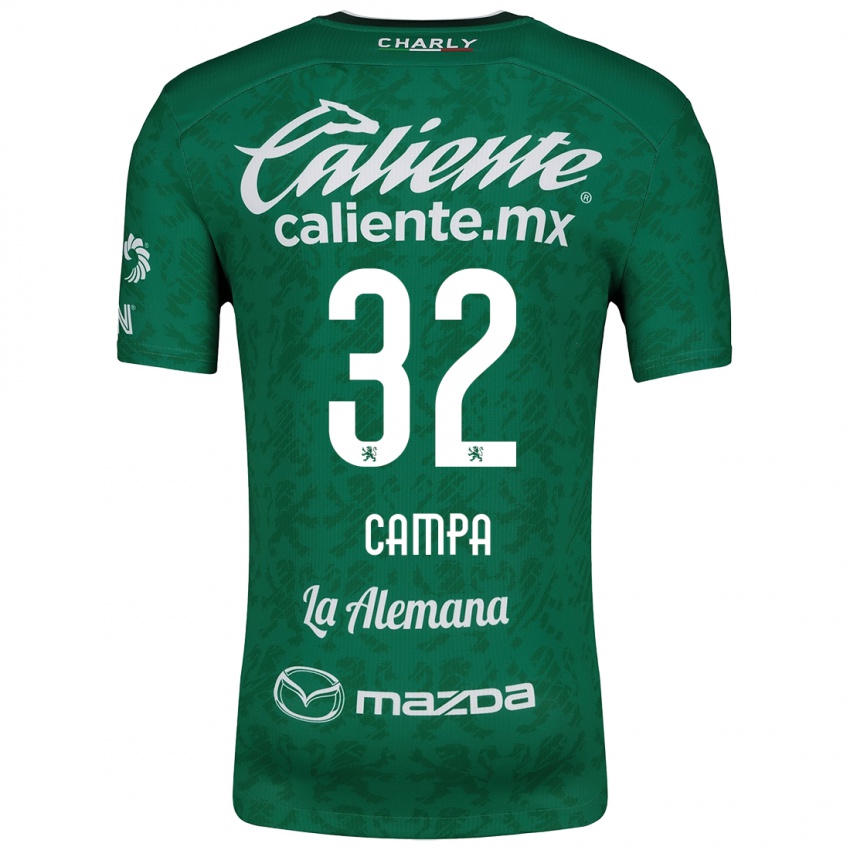 Kinderen Ana Campa #32 Groen Wit Thuisshirt Thuistenue 2024/25 T-Shirt