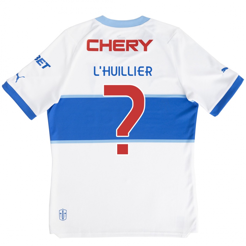 Kinderen Nicolás L'huillier #0 Wit Blauw Thuisshirt Thuistenue 2024/25 T-Shirt