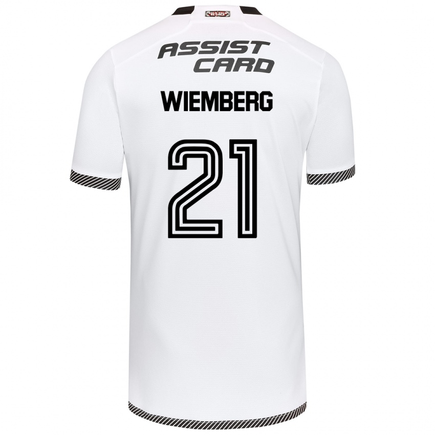 Kinderen Erick Wiemberg #21 Wit Zwart Thuisshirt Thuistenue 2024/25 T-Shirt