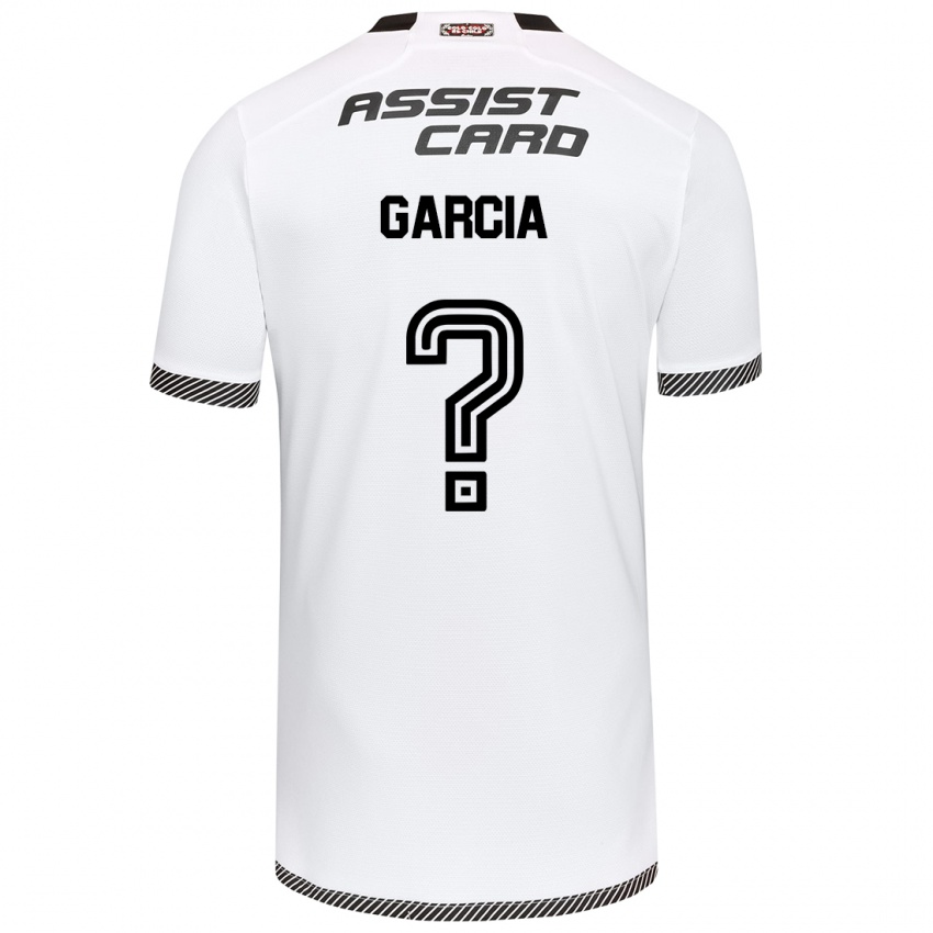 Kinderen Francisco García #0 Wit Zwart Thuisshirt Thuistenue 2024/25 T-Shirt