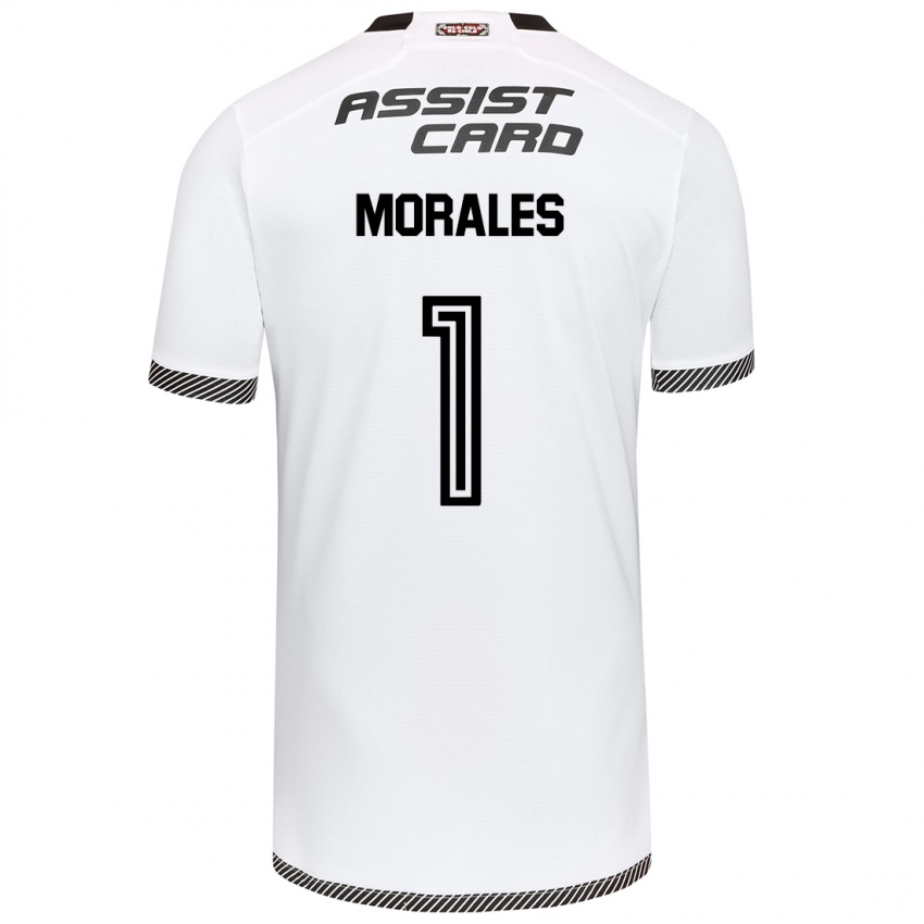 Kinderen Benjamin Morales #1 Wit Zwart Thuisshirt Thuistenue 2024/25 T-Shirt