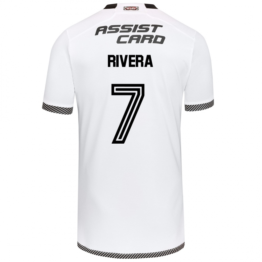 Kinderen Francisco Rivera #7 Wit Zwart Thuisshirt Thuistenue 2024/25 T-Shirt