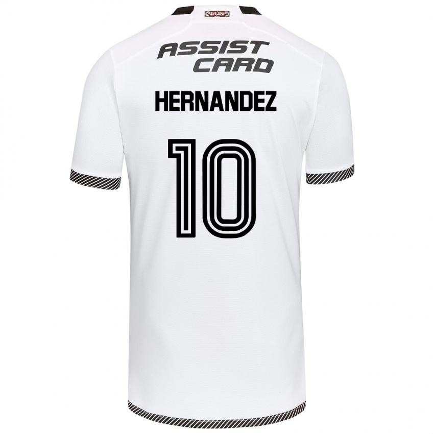 Kinderen Leandro Hernández #10 Wit Zwart Thuisshirt Thuistenue 2024/25 T-Shirt