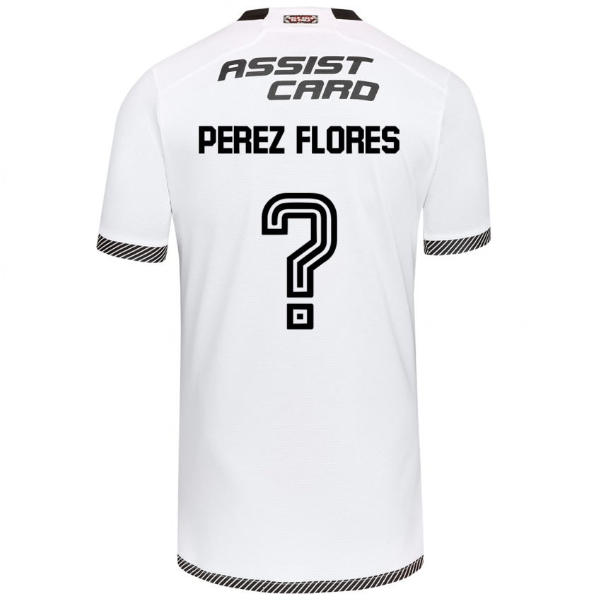 Kinderen Benjamín Pérez Flores #0 Wit Zwart Thuisshirt Thuistenue 2024/25 T-Shirt