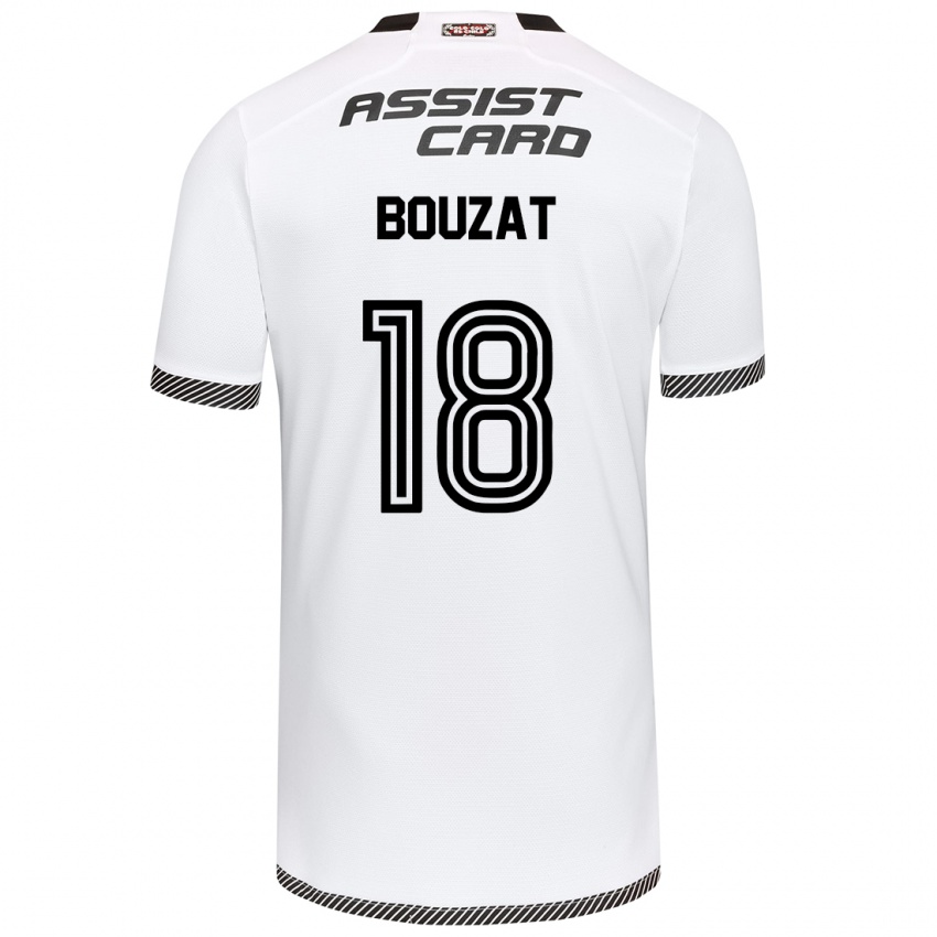 Kinderen Agustín Bouzat #18 Wit Zwart Thuisshirt Thuistenue 2024/25 T-Shirt