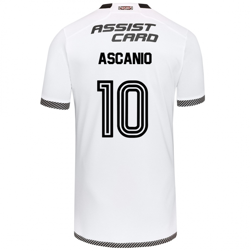 Kinderen Yusmery Ascanio #10 Wit Zwart Thuisshirt Thuistenue 2024/25 T-Shirt