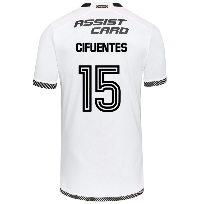 Kinderen Anaís Cifuentes #15 Wit Zwart Thuisshirt Thuistenue 2024/25 T-Shirt