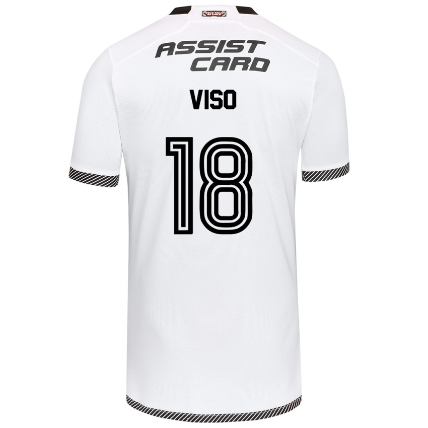 Kinderen Ysaura Viso #18 Wit Zwart Thuisshirt Thuistenue 2024/25 T-Shirt